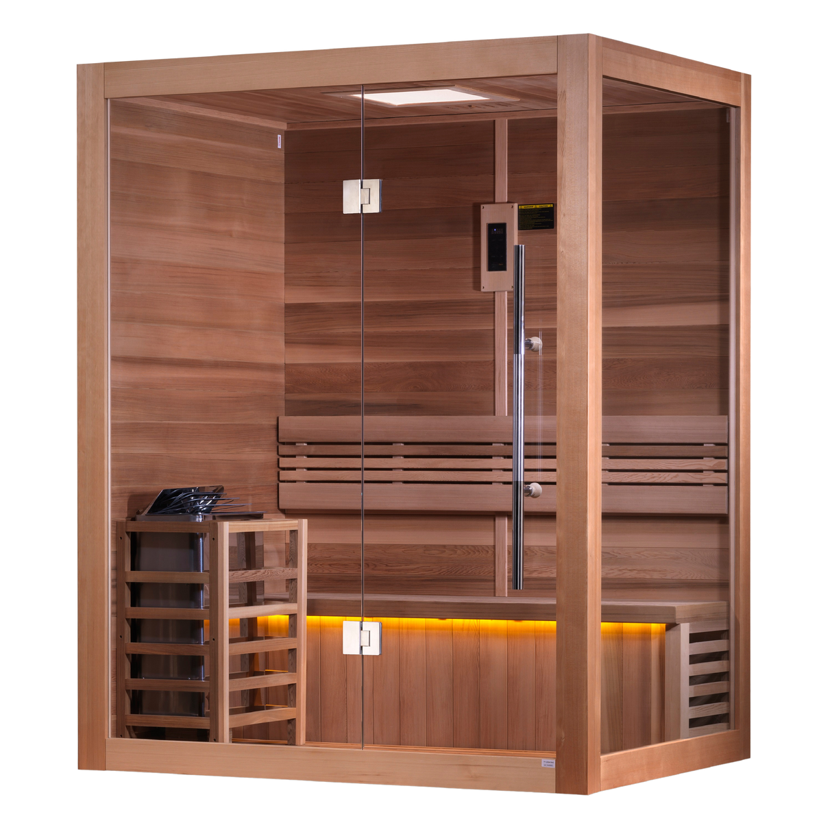 Golden Designs Hanko 3-Person Indoor Traditional Sauna GDI-7202-01