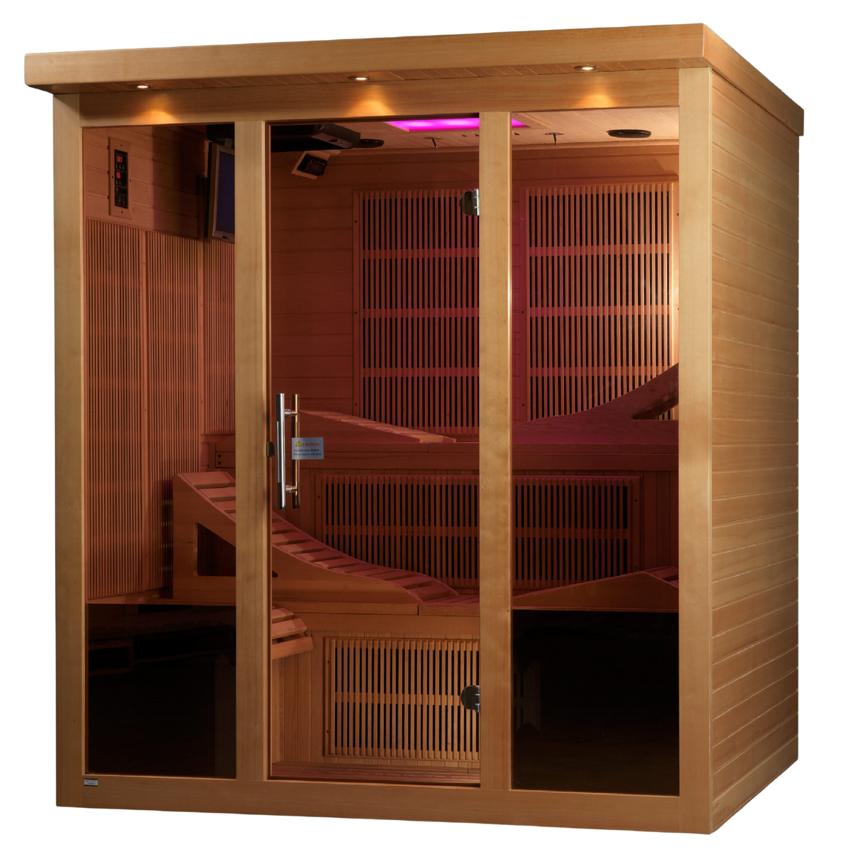 Dynamic Saunas Monaco 6-Person Ultra Low EMF Infrared Sauna DYN-6996-01