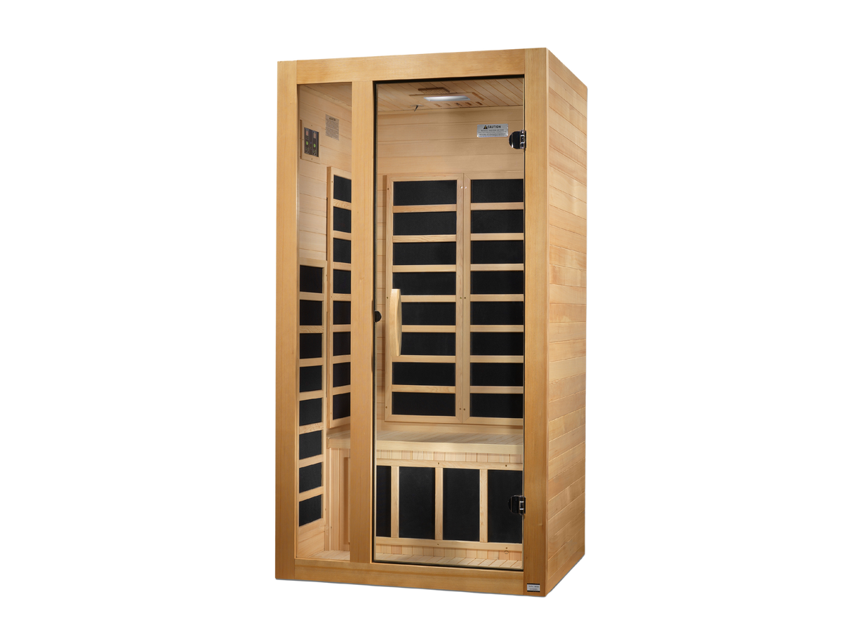 Dynamic Saunas Gracia 1-2 Person Low EMF Infrared Sauna DYN-6119-01