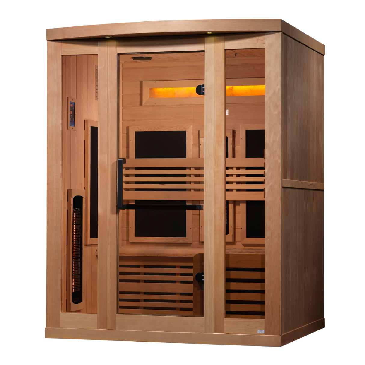 Golden Designs Reserve 3-Person Full Spectrum Near Zero EMF Infrared Sauna GDI-8230-01