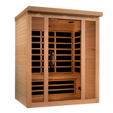 Dynamic Saunas Vila 3-Person Ultra Low EMF Infrared Sauna DYN-6315-02