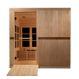 Golden Designs Dynamic Catalonia 8-Person Near Zero EMF Infrared Sauna GDI-6880-01