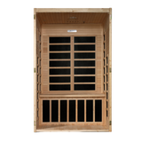 Dynamic Saunas Santiago 2-Person Low EMF Infrared Sauna DYN-6209-01