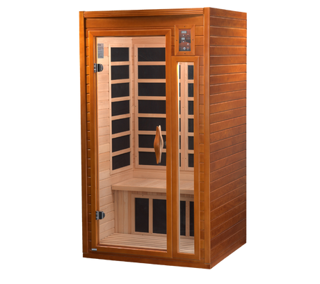 Dynamic Saunas Barcelona 1-2 Person Low EMF Infrared Sauna DYN-6106-01