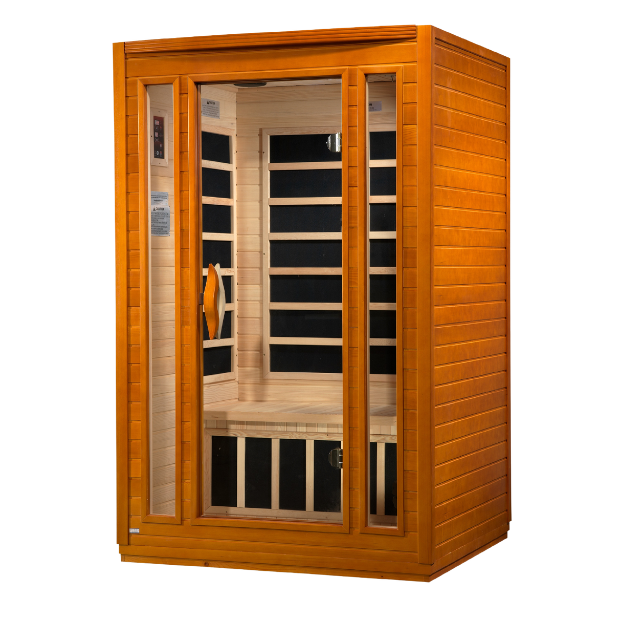 Dynamic Saunas San Marino Elite 2-Person Ultra Low EMF Infrared Sauna DYN-6206-01 Elite