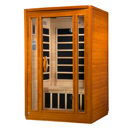 Dynamic Saunas San Marino 2-Person Low EMF Infrared Sauna DYN-6206-01