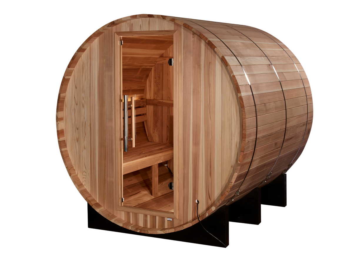 Golden Designs Arosa 4-Person Barrel Traditional Sauna GDI-B004-01