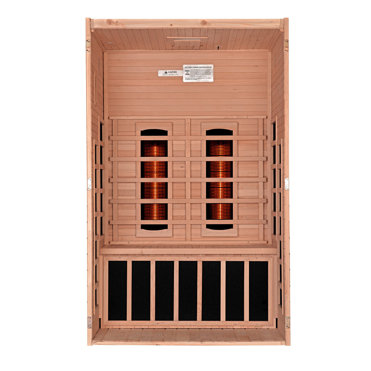 Dynamic Saunas Santiago 2-Person Full Spectrum Near Zero EMF Infrared Sauna DYN-6209-03 FS