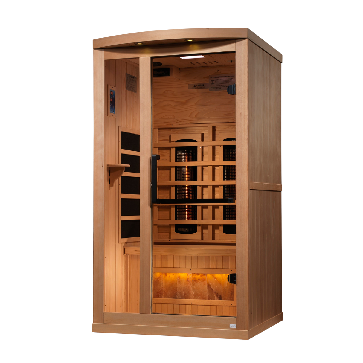 Golden Designs Reserve 1-2 Person Near Zero EMF Infrared Sauna GDI-8010-02