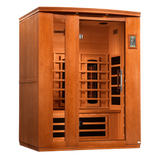 Dynamic Saunas Lugano 3-Person Full Spectrum Near Zero EMF Infrared Sauna DYN-6336-03 FS