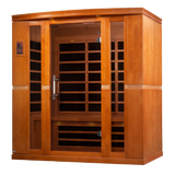 Dynamic Saunas Bergamo 4-Person Low EMF Infrared Sauna DYN-6440-01