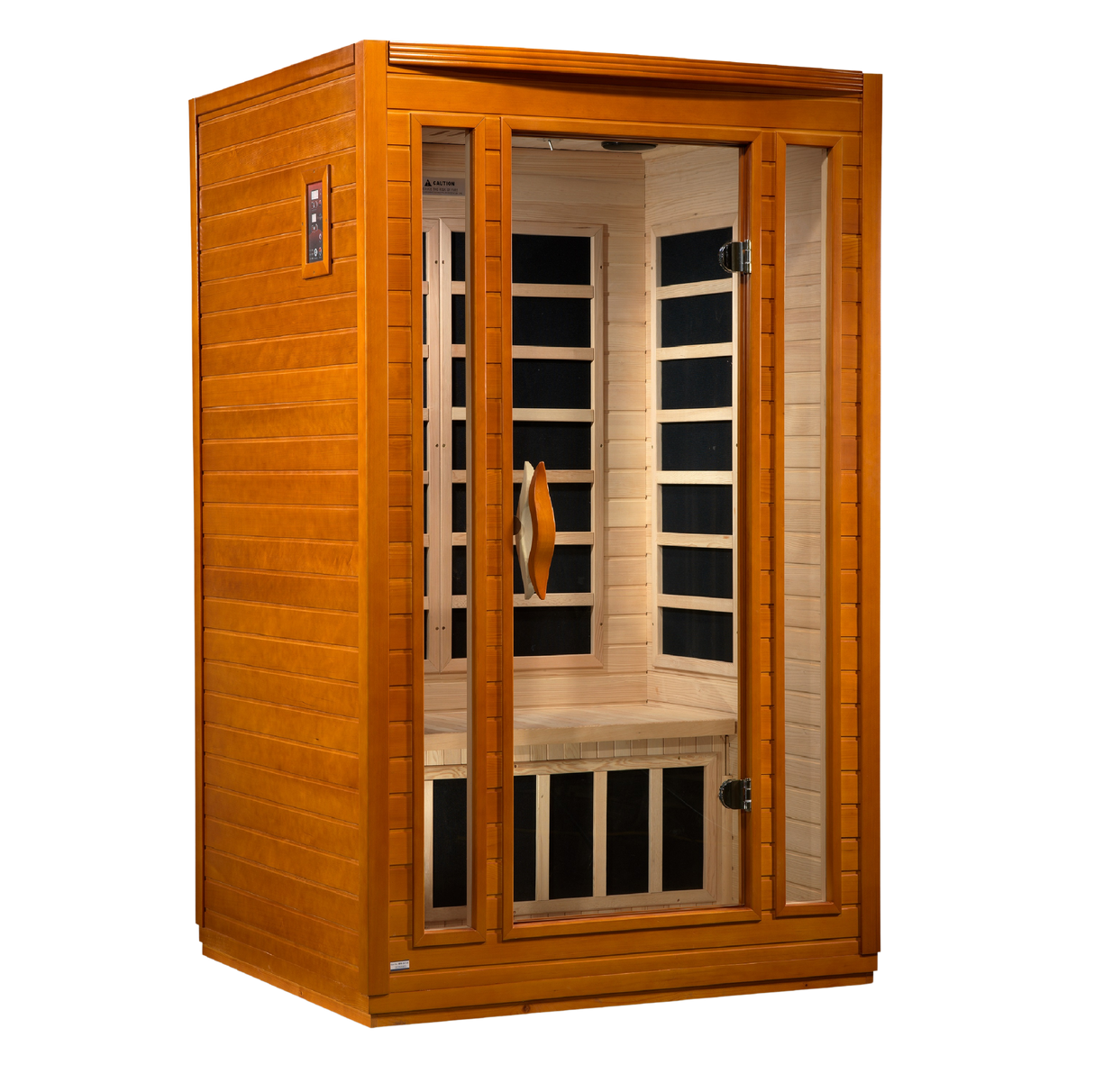 Dynamic Saunas San Marino Elite 2-Person Ultra Low EMF Infrared Sauna DYN-6206-01 Elite