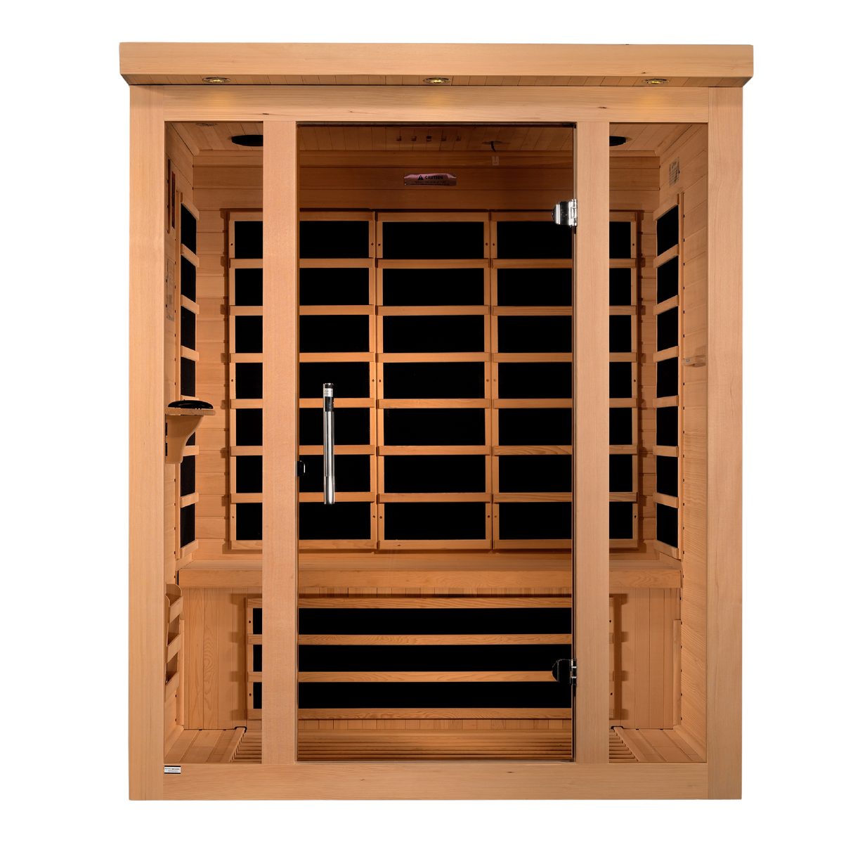 Dynamic Saunas Vila 3-Person Ultra Low EMF Infrared Sauna DYN-6315-02