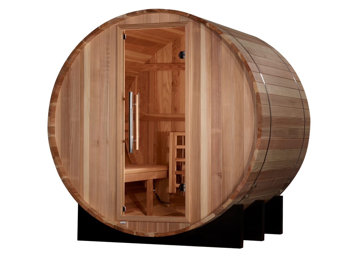 Golden Designs St. Moritz 2-Person Barrel Traditional Sauna GDI-B002-01