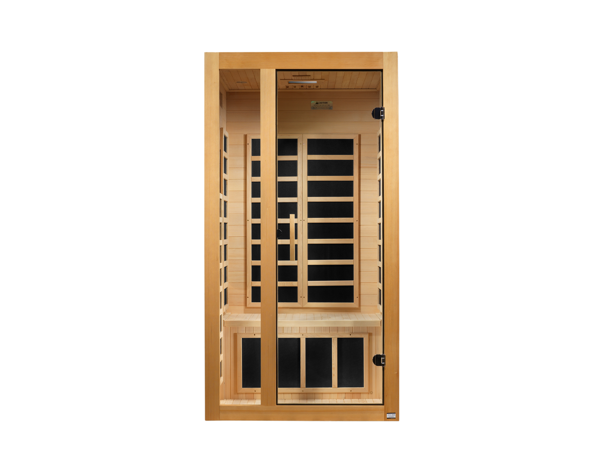 Dynamic Saunas Gracia 1-2 Person Low EMF Infrared Sauna DYN-6119-01