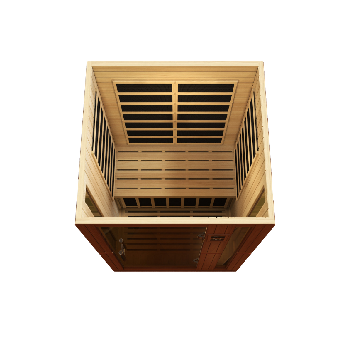 Dynamic Saunas Vittoria 2-Person Low EMF Infrared Sauna DYN-6220-01