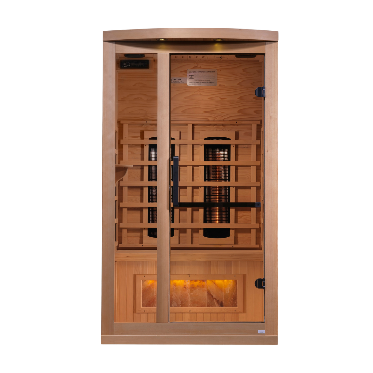 Golden Designs Reserve 1-2 Person Near Zero EMF Infrared Sauna GDI-8010-02