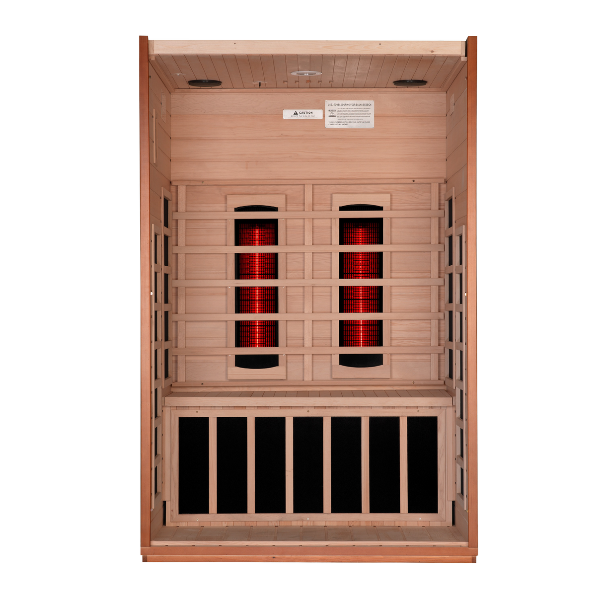 Dynamic Saunas Cardoba 2-Person Full Spectrum Near Zero EMF Infrared Sauna DYN-6203-02 FS