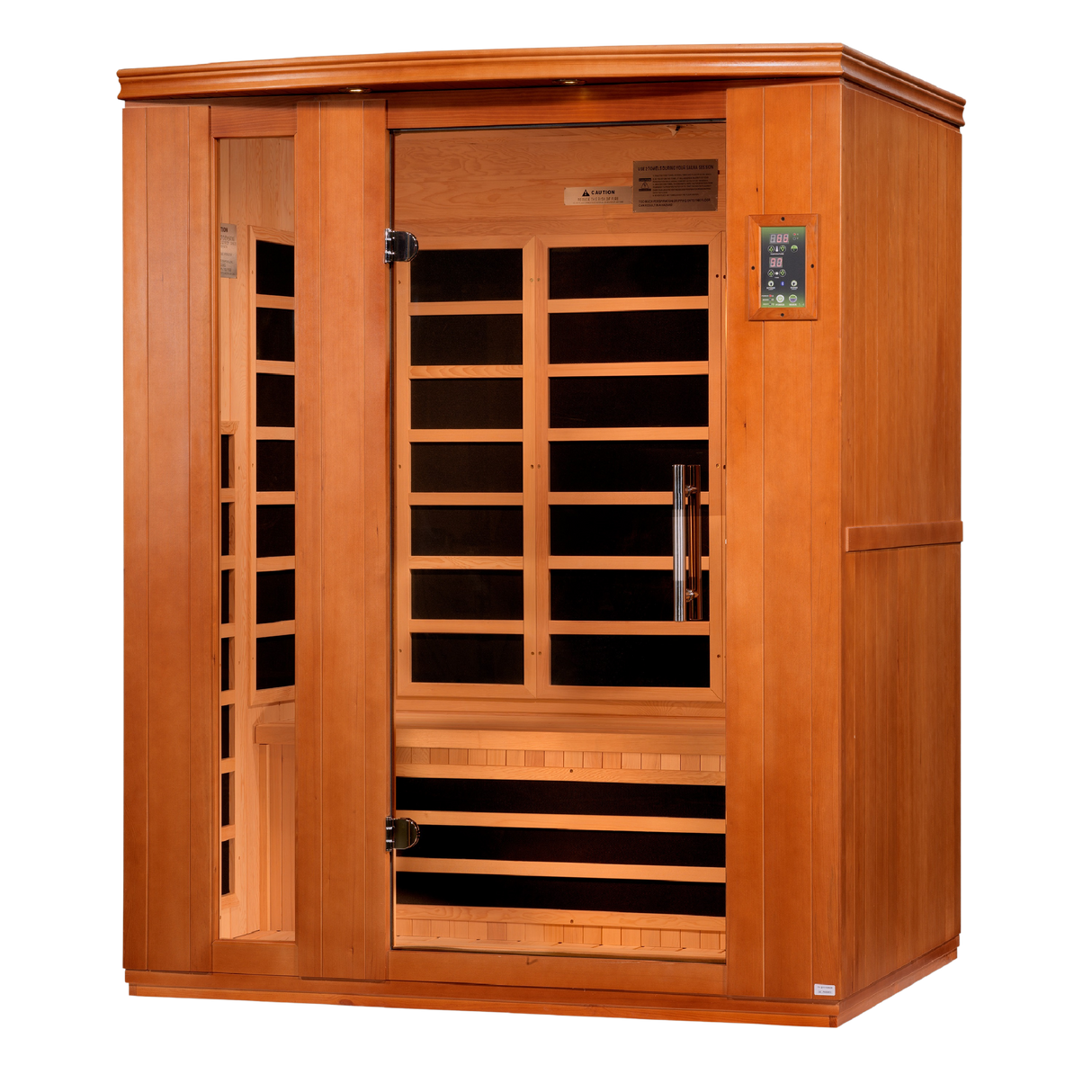 Dynamic Saunas Lugano 3-Person Ultra Low EMF Infrared Sauna DYN-6336-02 Elite