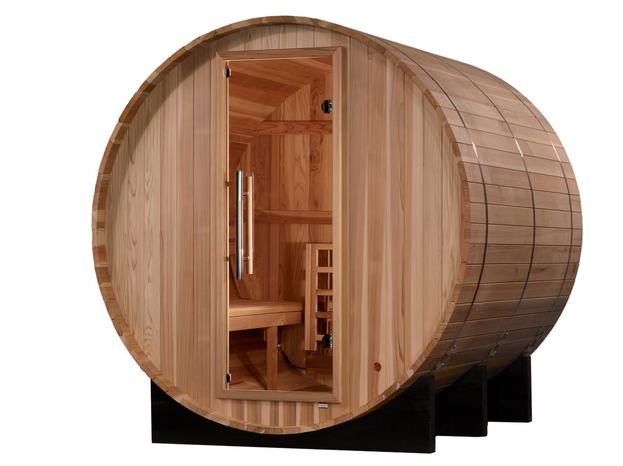 Golden Designs Arosa 4-Person Barrel Traditional Sauna GDI-B004-01