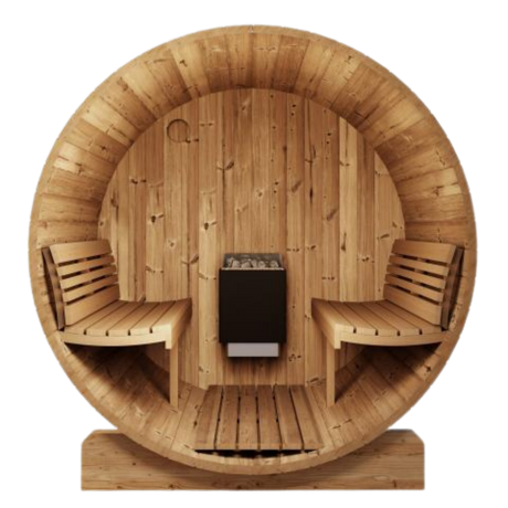 SaunaLife Model E8 ERGO Series 6 Person Sauna Barrel SL-MODELE8