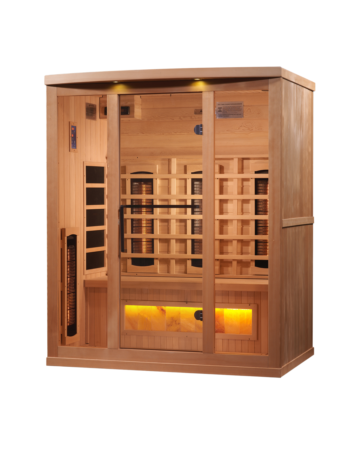 Golden Designs Reserve 3-Person Near Zero EMF Infrared Sauna GDI-8030-02