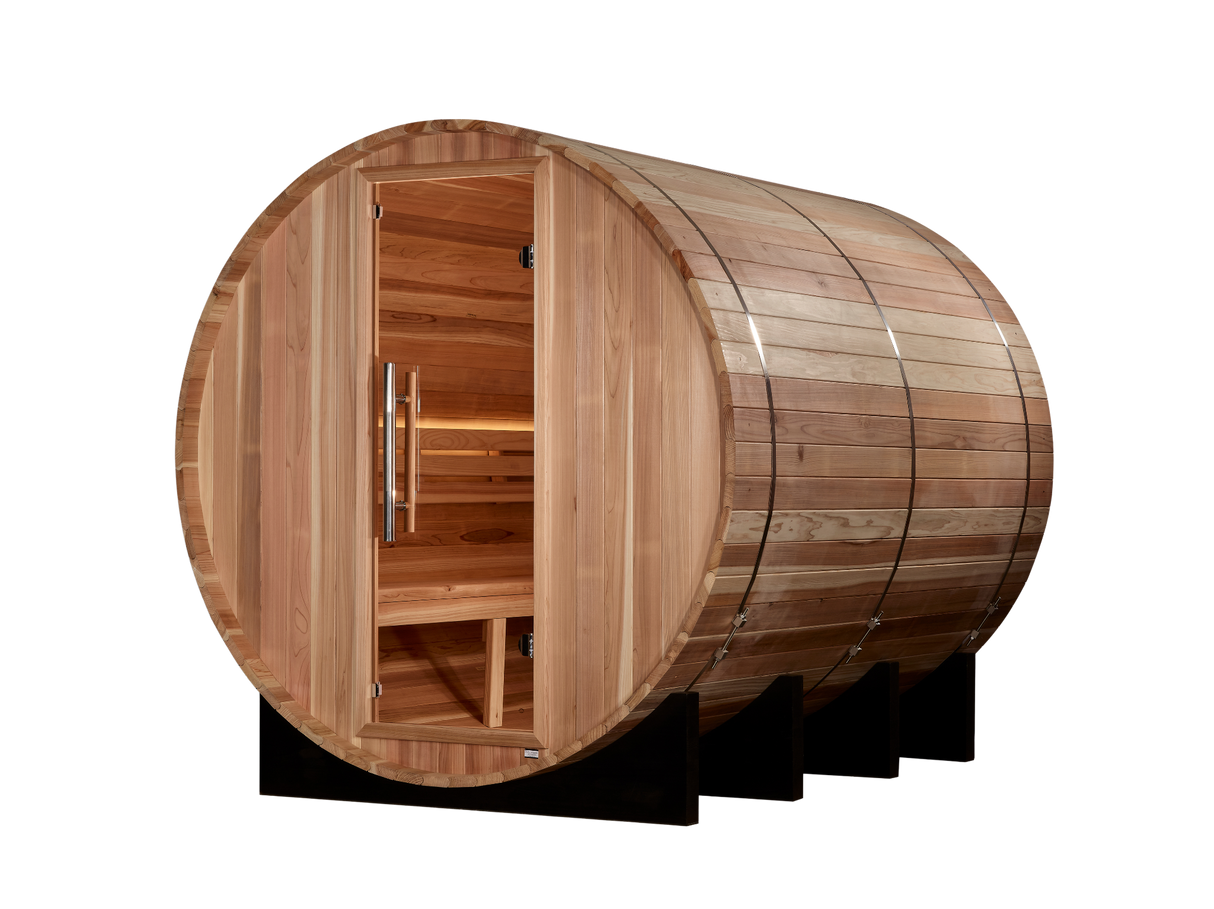 Golden Designs Klosters 6-Person Barrel Traditional Sauna GDI-B006-01