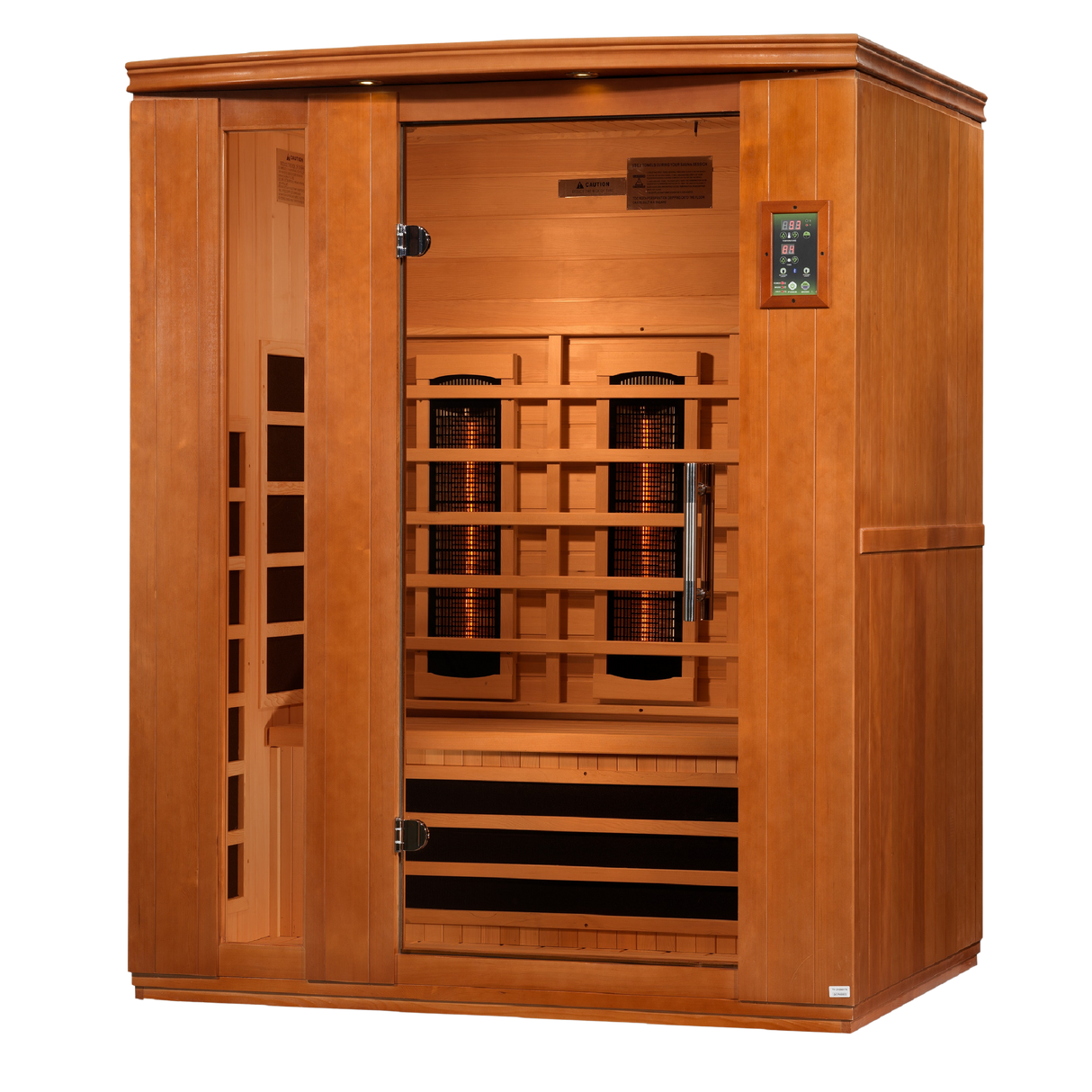 Dynamic Saunas Lugano 3-Person Full Spectrum Near Zero EMF Infrared Sauna DYN-6336-03 FS