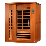 Dynamic Saunas Lugano 3-Person Low EMF Infrared Sauna DYN-6336-02