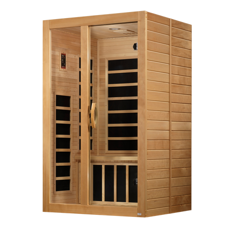 Dynamic Saunas Santiago 2-Person Low EMF Infrared Sauna DYN-6209-01