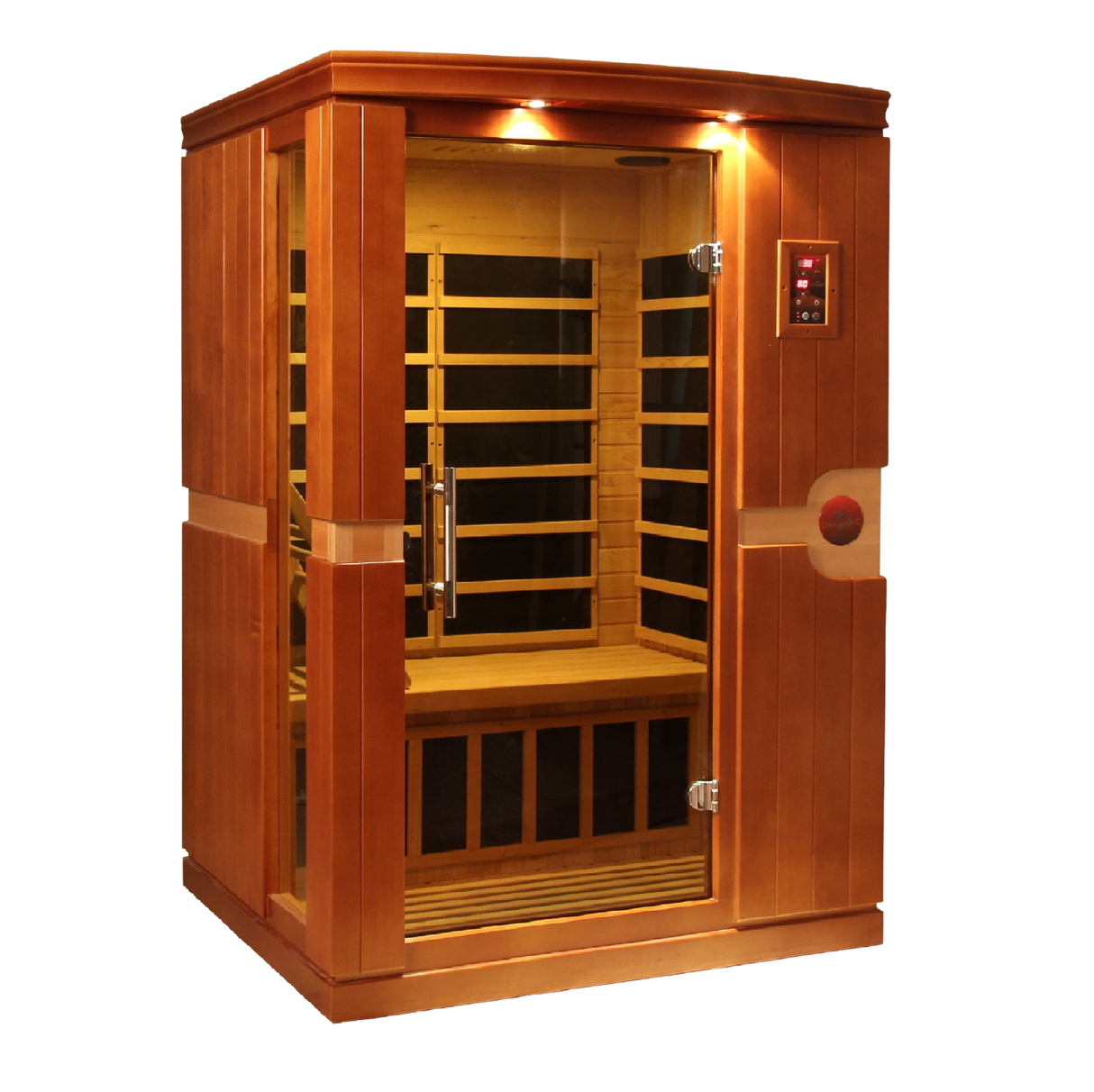 Dynamic Saunas Venice 2-Person Ultra Low EMF Infrared Sauna DYN-6210-01 Elite