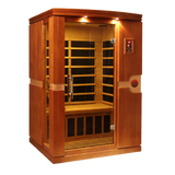 Dynamic Saunas Venice 2-Person Ultra Low EMF Infrared Sauna DYN-6210-01 Elite