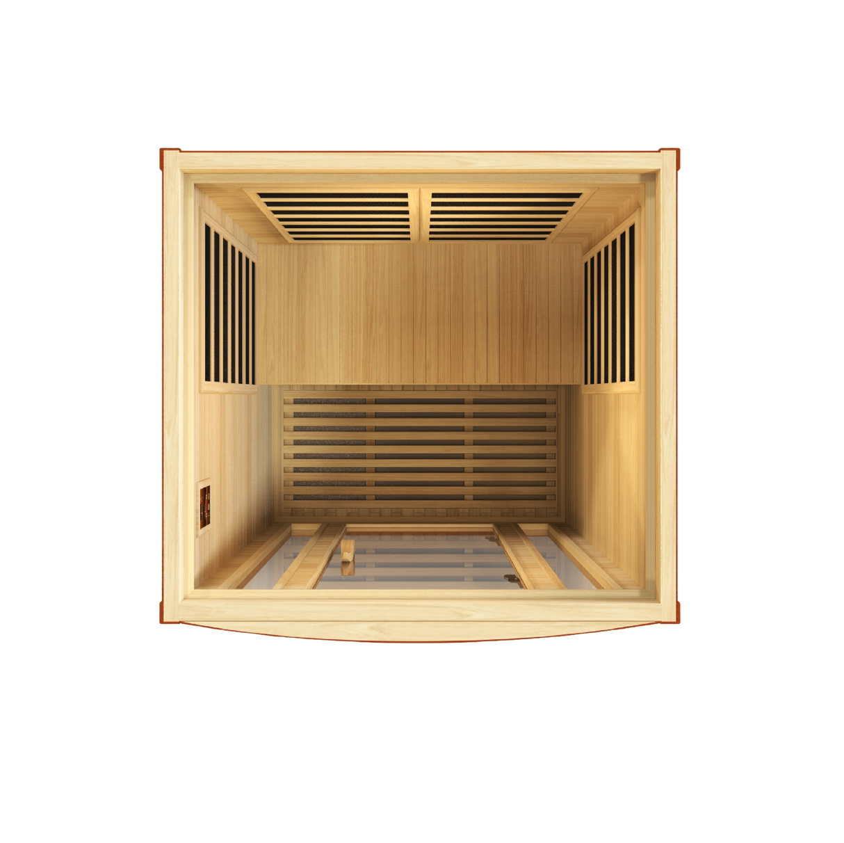 Dynamic Saunas San Marino 2-Person Low EMF Infrared Sauna DYN-6206-01