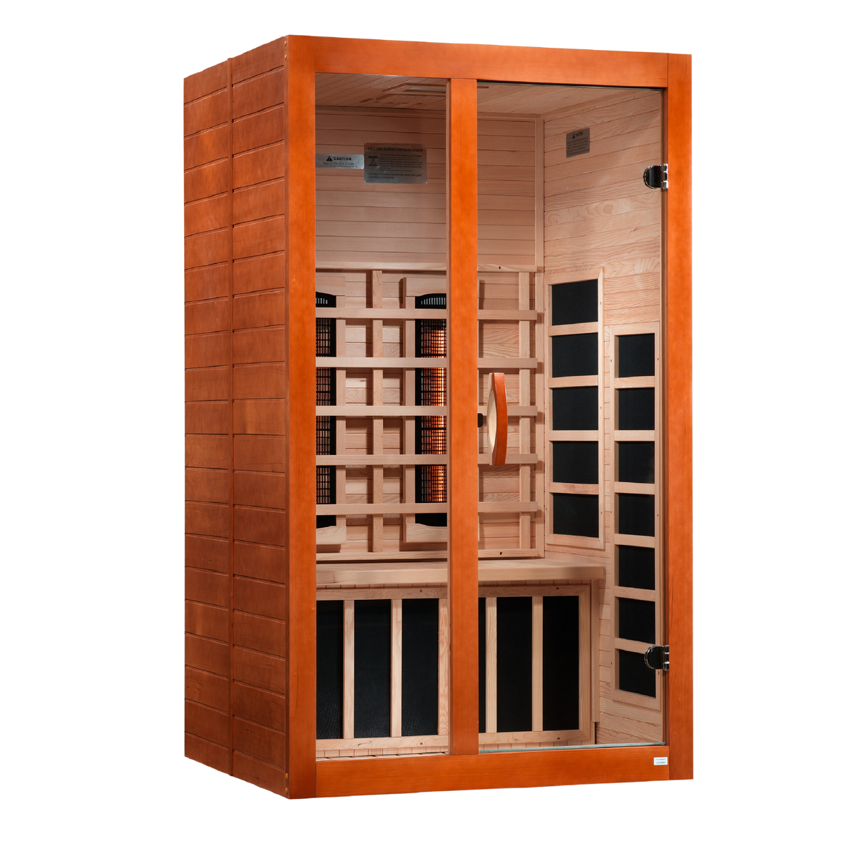 Dynamic Saunas Santiago 2-Person Full Spectrum Near Zero EMF Infrared Sauna DYN-6209-03 FS