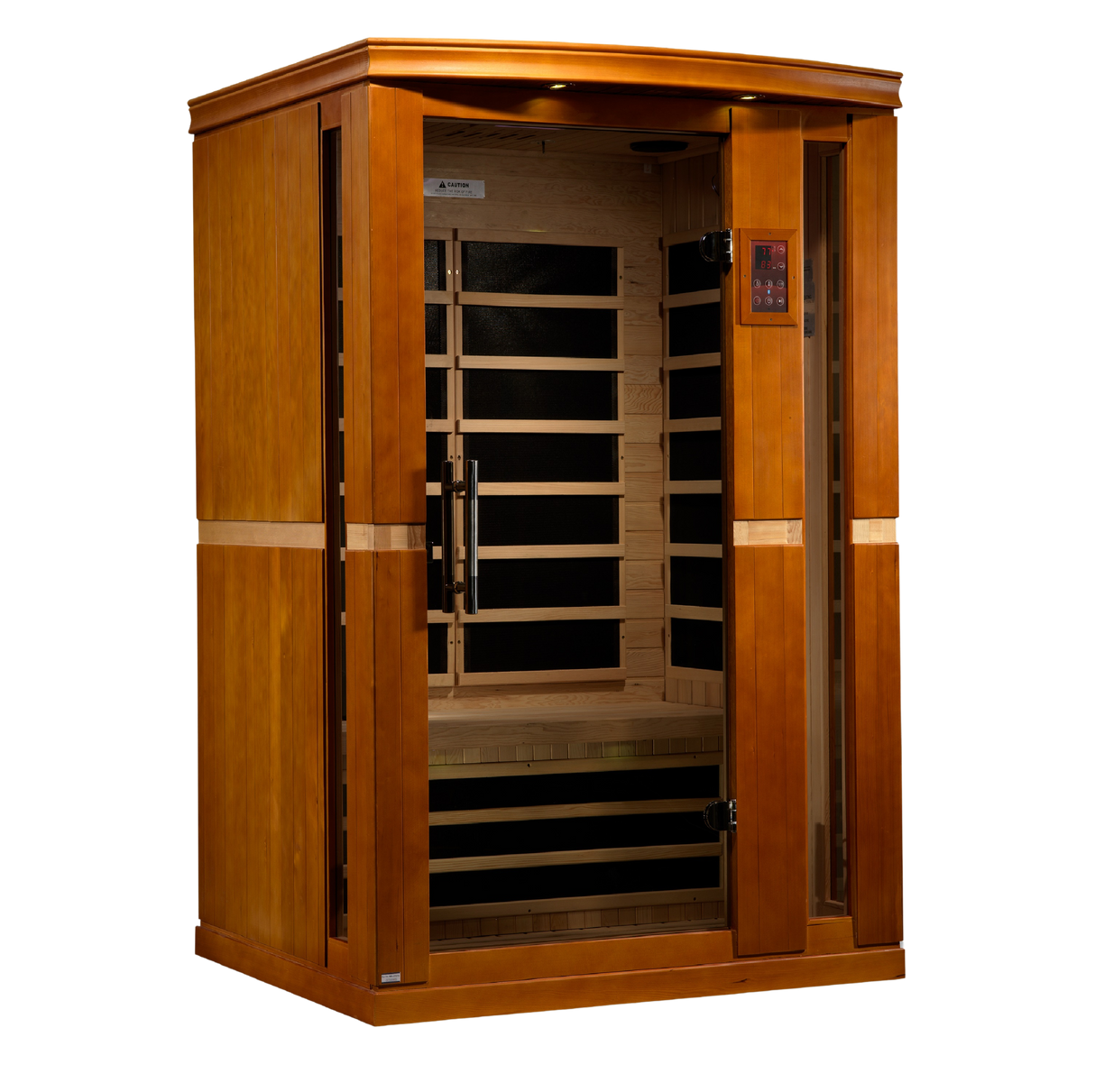 Dynamic Saunas Vittoria 2-Person Low EMF Infrared Sauna DYN-6220-01