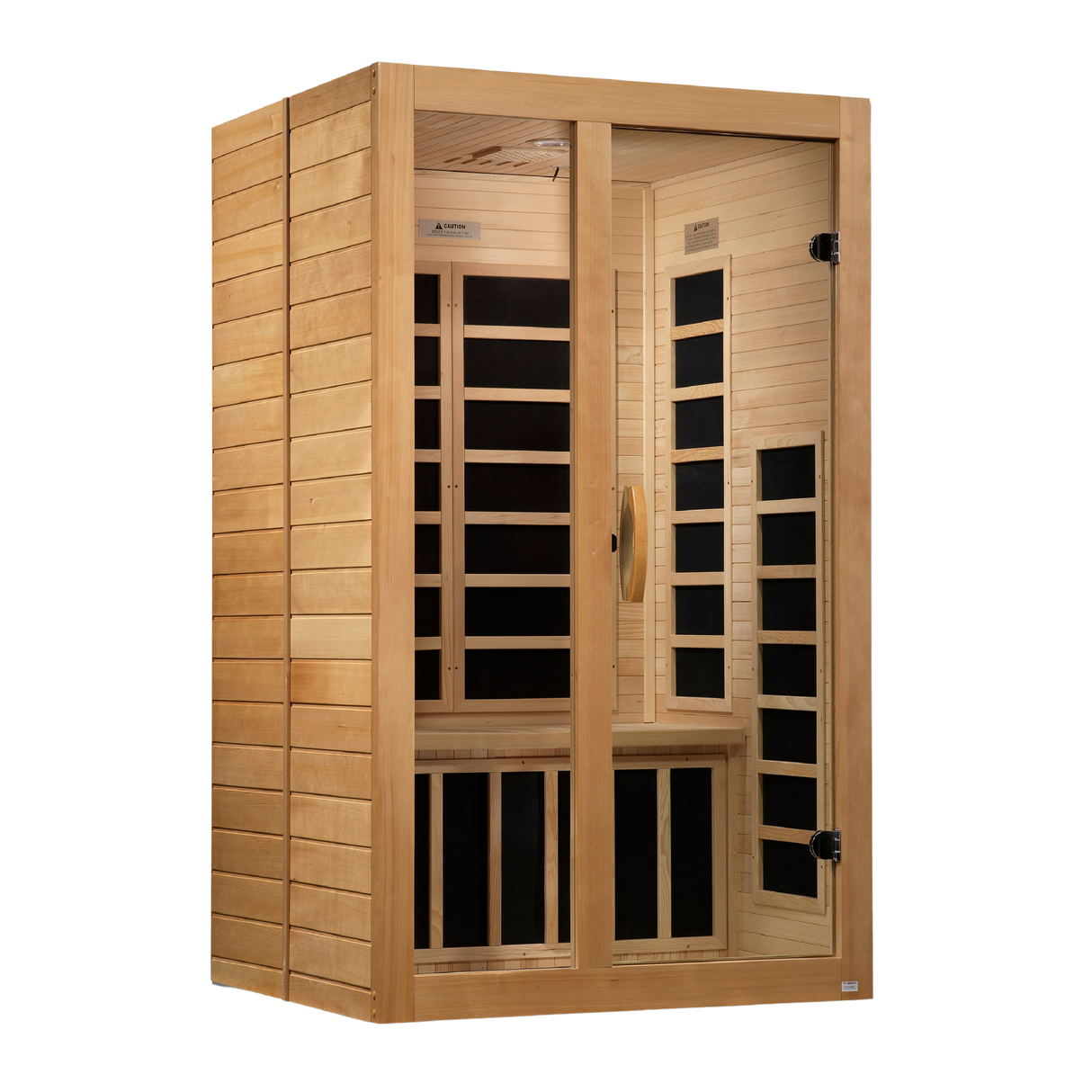 Dynamic Saunas Santiago 2-Person Low EMF Infrared Sauna DYN-6209-01