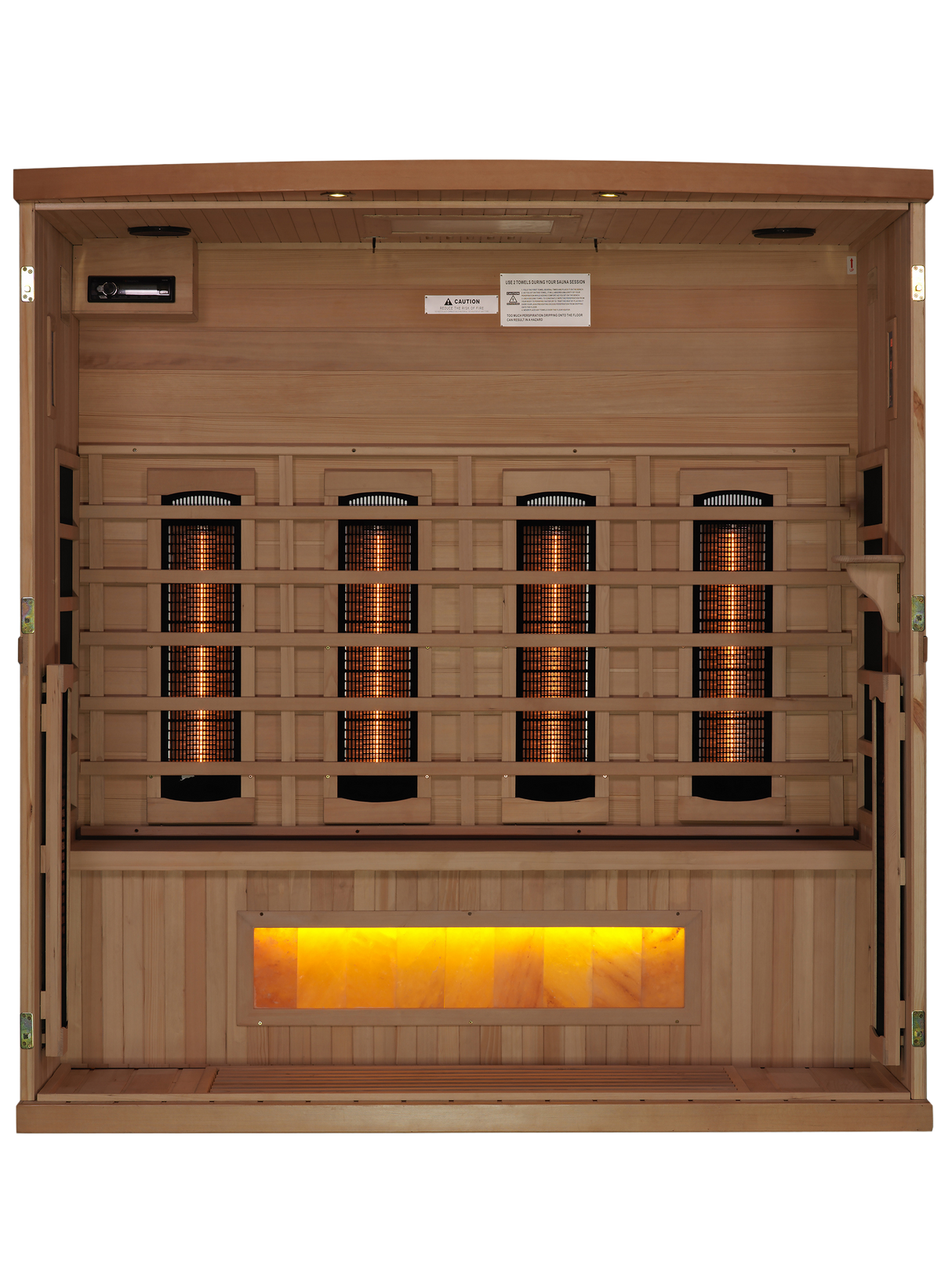 Golden Designs Reserve 4-Person Near Zero EMF Infrared Sauna GDI-8040-02