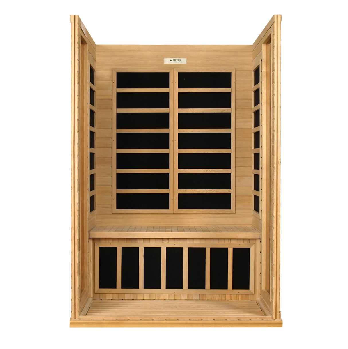 Dynamic Saunas Versailles 2-Person Low EMF Infrared Sauna DYN-6202-03