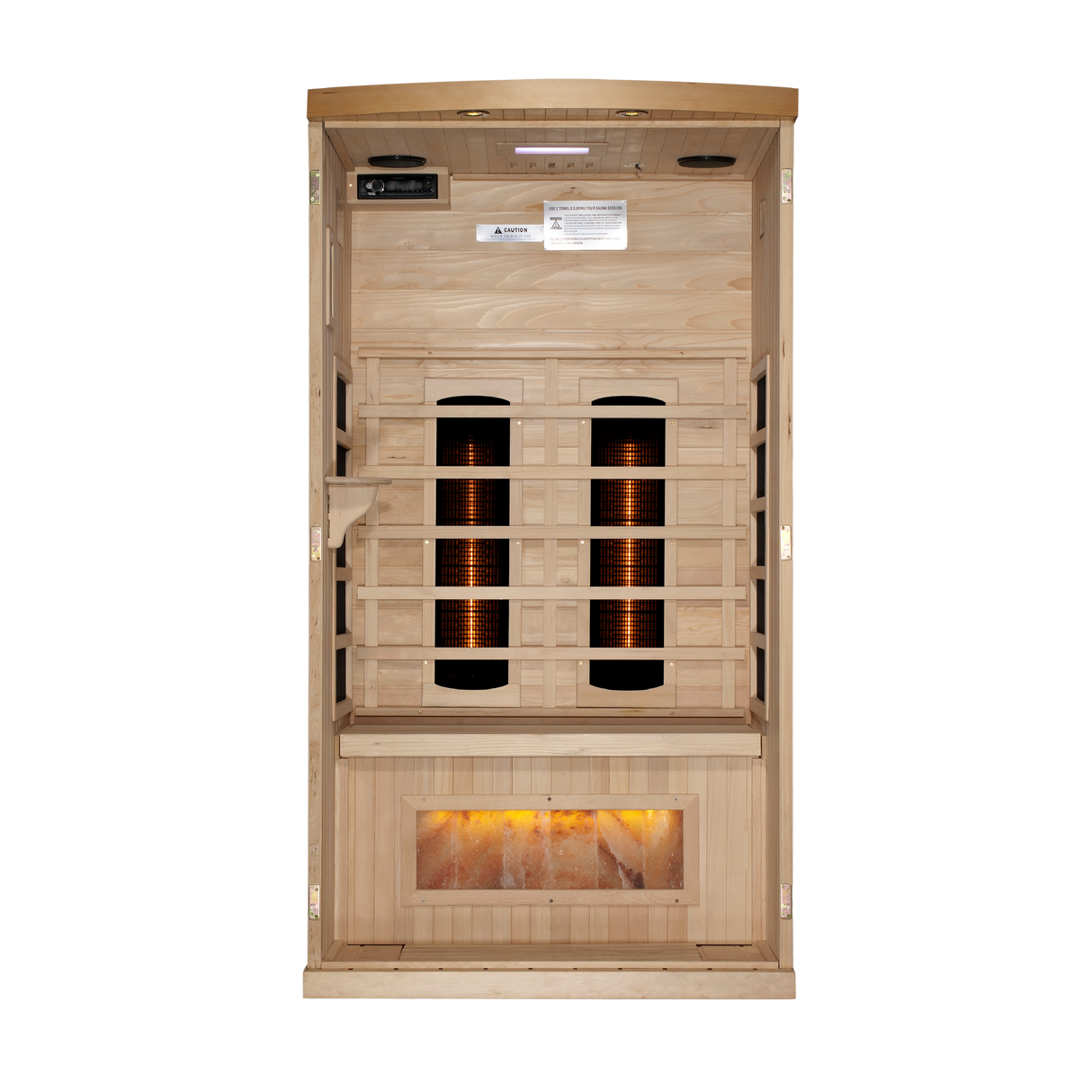 Golden Designs Reserve 1-2 Person Near Zero EMF Infrared Sauna GDI-8010-02