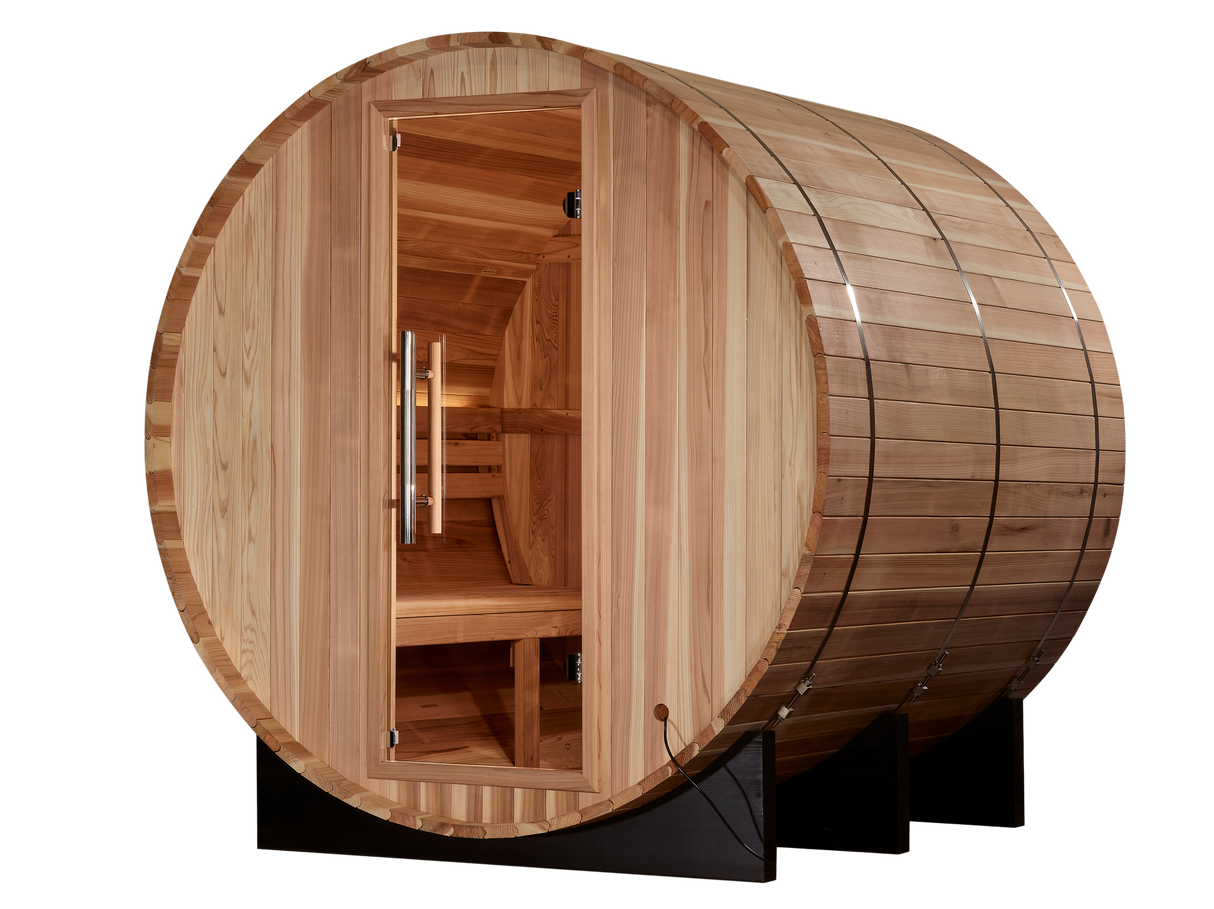 Golden Designs Arosa 4-Person Barrel Traditional Sauna GDI-B004-01