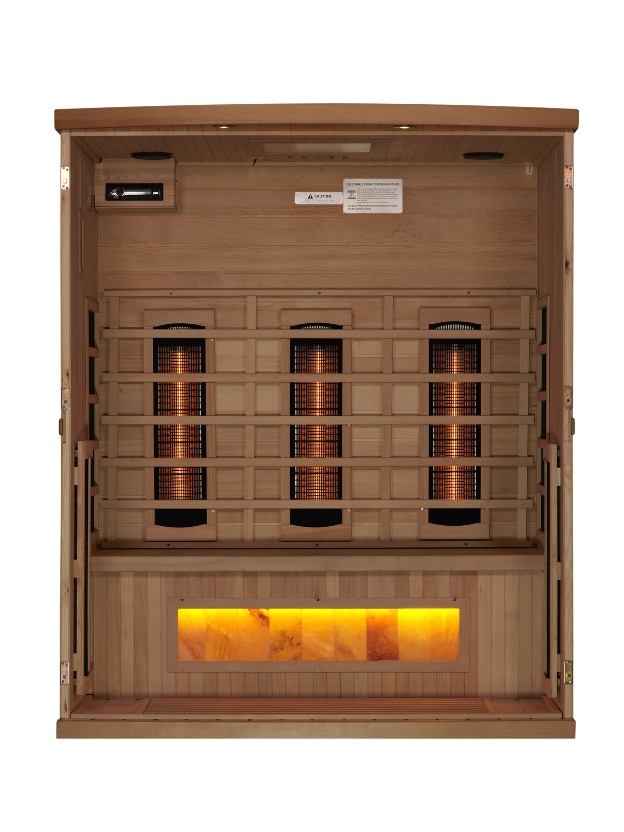 Golden Designs Reserve 3-Person Near Zero EMF Infrared Sauna GDI-8030-02