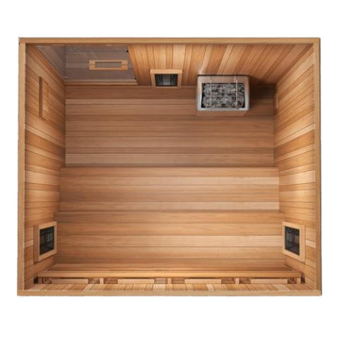 Finnmark FD-5 Trinity XL 4-Person Infrared & Steam Sauna Combo FD-KN005