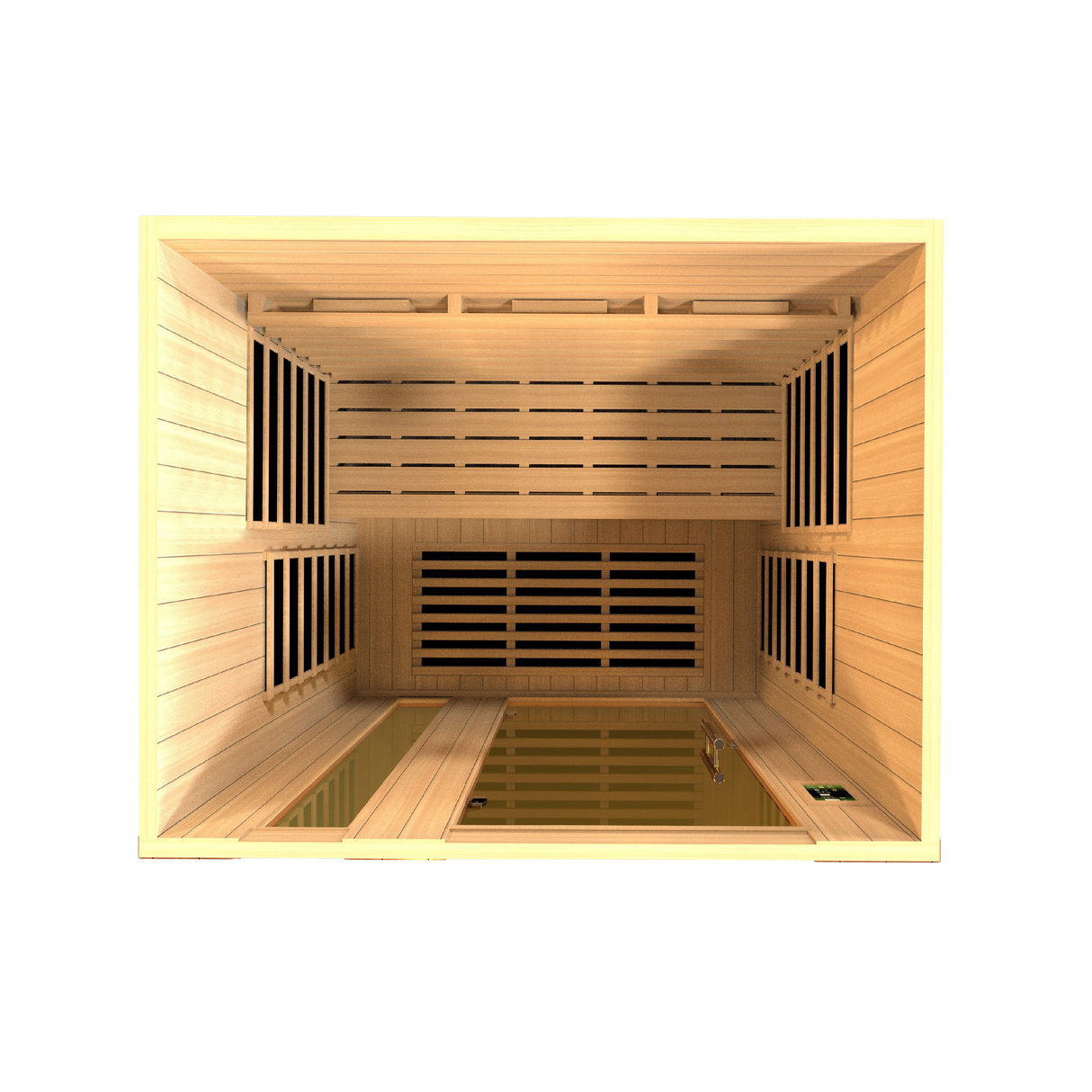 Dynamic Saunas Lugano 3-Person Full Spectrum Near Zero EMF Infrared Sauna DYN-6336-03 FS