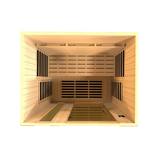 Dynamic Saunas Lugano 3-Person Full Spectrum Near Zero EMF Infrared Sauna DYN-6336-03 FS