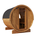 SaunaLife Model E6W ERGO Series 3 Person Sauna Barrel-Window SL-MODELE6W