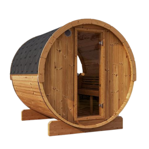 SaunaLife Model E8W ERGO Series 6 Person Sauna Barrel-Window SL-MODELE8W