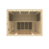 Dynamic Saunas Vila 3-Person Ultra Low EMF Infrared Sauna DYN-6315-02