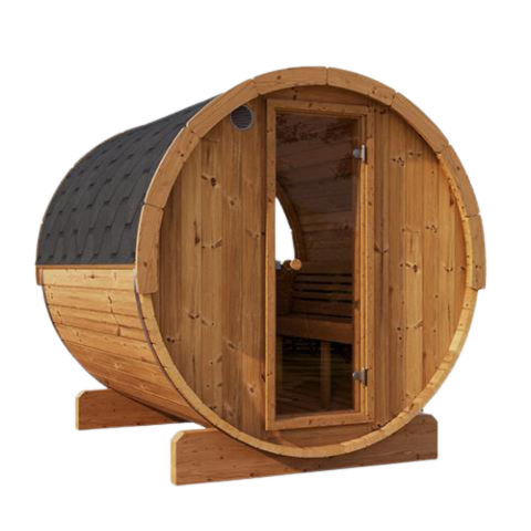 SaunaLife Model E7W ERGO Series 4 Person Sauna Barrel-Window SL-MODELE7W