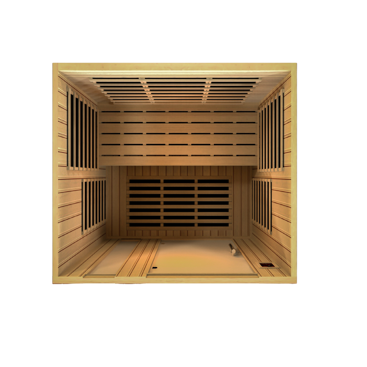 Dynamic Saunas Lugano 3-Person Ultra Low EMF Infrared Sauna DYN-6336-02 Elite