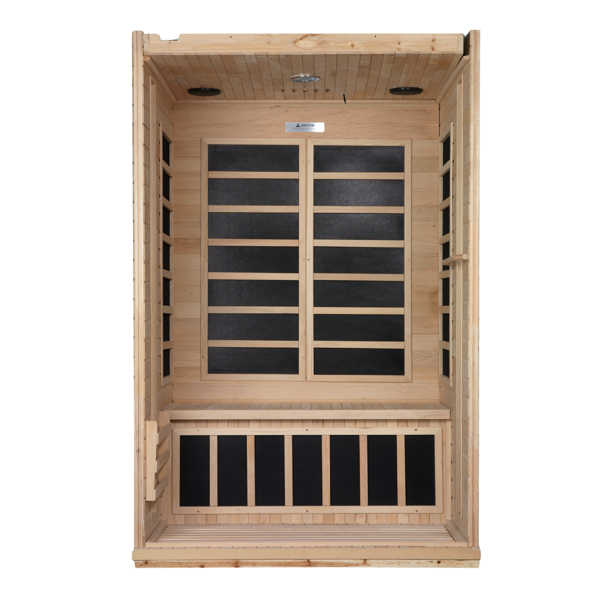 Dynamic Saunas Venice 2-Person Low EMF Infrared Sauna DYN-6210-01